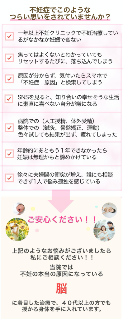 不妊症　妊活　柏　千葉　整体　体質改善　病院　体外受精　タイミング法